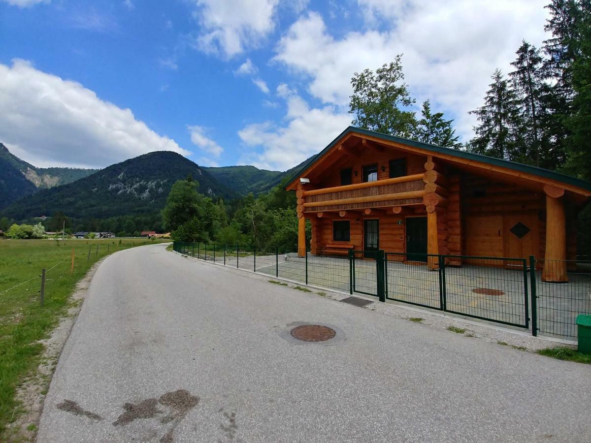 Ferienwohnungen Blockhaus - Zwergenhaeusl Grünau im Almtal Eksteriør bilde