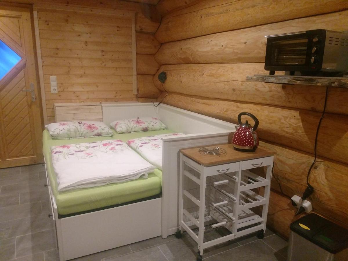 Ferienwohnungen Blockhaus - Zwergenhaeusl Grünau im Almtal Eksteriør bilde